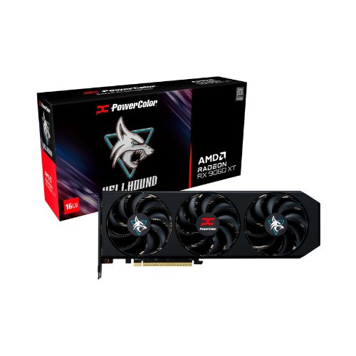 TARJETA GRAFICA POWERCOLOR RX 9060XT HELLHOUND 16GB OC