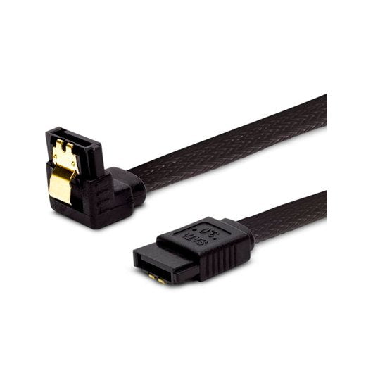CABLE SATA ANGULAR SAVIO GAK 04 BLACK