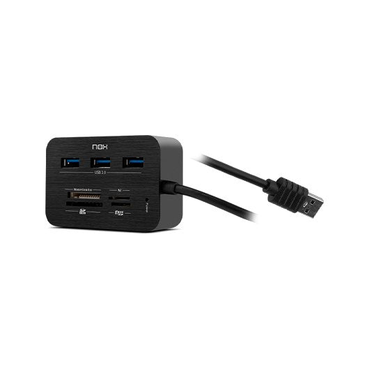 LECTOR DE TARJETAS HUB USB 30 NOX READER ONE
