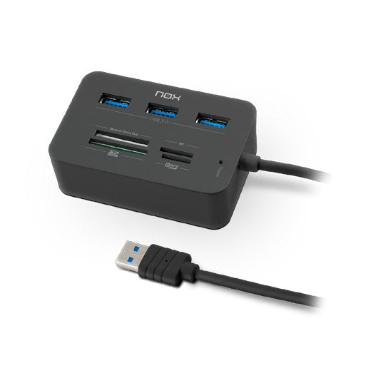 LECTOR DE TARJETAS HUB USB 30 NOX READER ONE