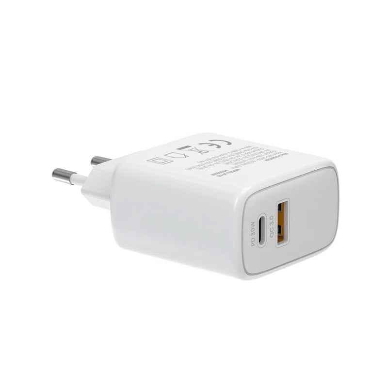 CARGADOR SAVIO LA 10 30W WHITE CON CABLE