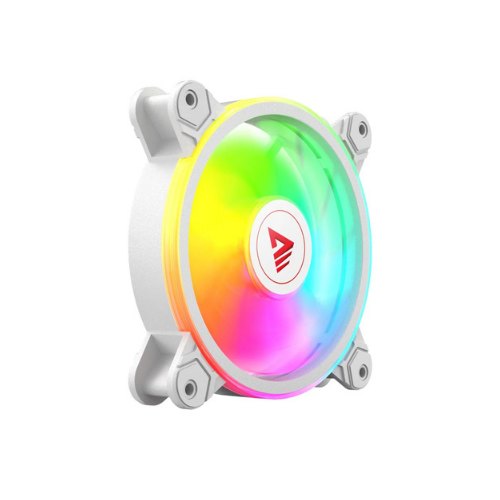 KIT 4 VENTILADORES PC SAVIO CON MANDO WHITE FAN 01