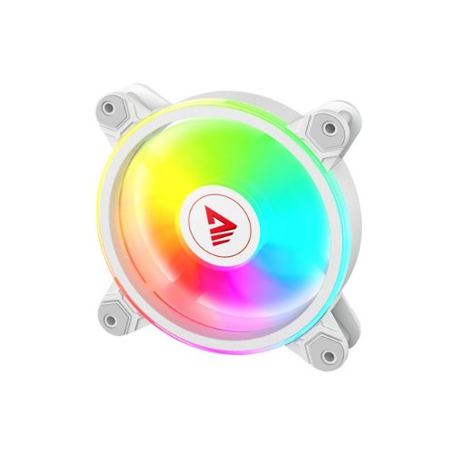 KIT 4 VENTILADORES PC SAVIO CON MANDO WHITE FAN 01