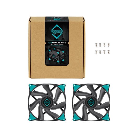 VENTILADOR 140X140 ICEBERG THERMAL ICEGALE ARGB BLACK 2P
