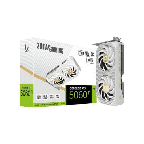 VGA ZOTAC RTX 5060TI 16GB TWIN EDGE OC GDDR7 WHITE