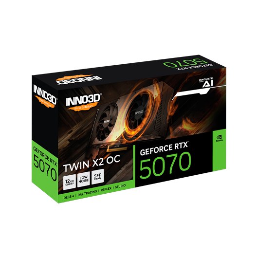 TARJETA GRAFICA INNO3D RTX 5070 TWIN X2 OC 12GB
