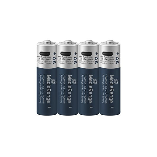 PILAS RECARGABLES MEDIARANGE AA