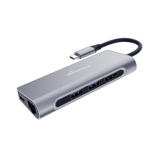 HUB MEDIARANGE USB C 7EN1