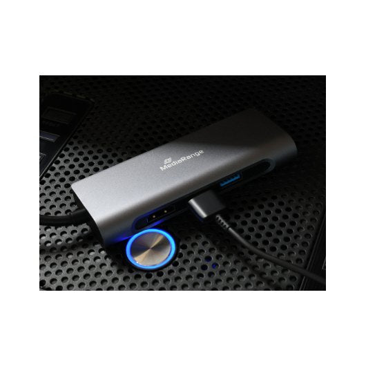HUB MEDIARANGE USB C 7EN1