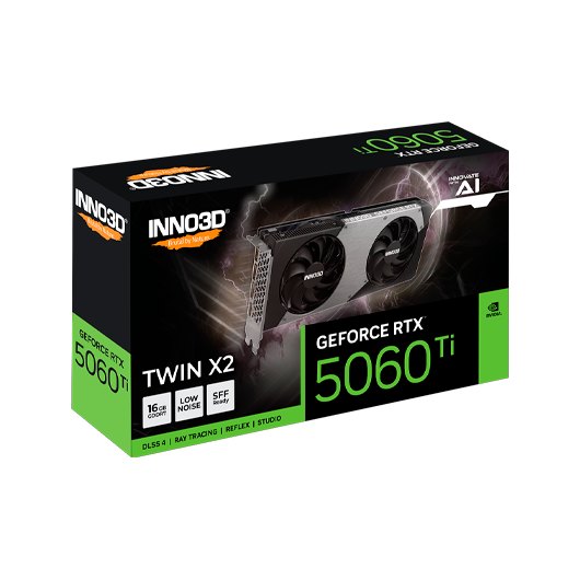 TARJETA GRAFICA INNO3D RTX 5060 TI TWIN X2 OC 16GB
