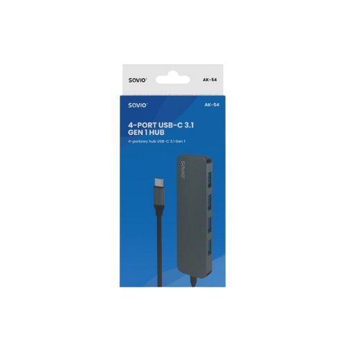 HUB USB C 31 SAVIO AK 54