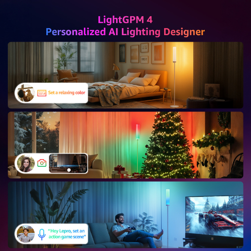 LAMPARA LED DE PIE LEPRO O1 AI 2300LM