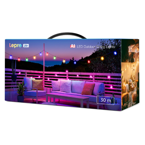 LUCES LED DE NAVIDAD LEPRO ZB1-30 AI 30M