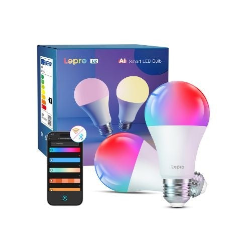 BOMBILLA LED E27 LEPRO B2-2 AI 1100LM RGBCCT RGB WIFI ALEXA