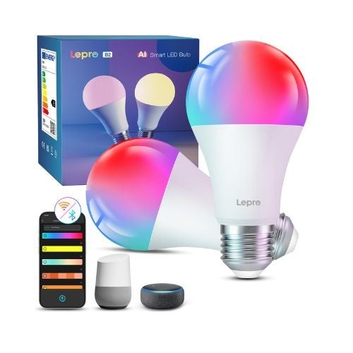 BOMBILLA LED E27 LEPRO B2-2 AI 1100LM RGBCCT RGB WIFI ALEXA