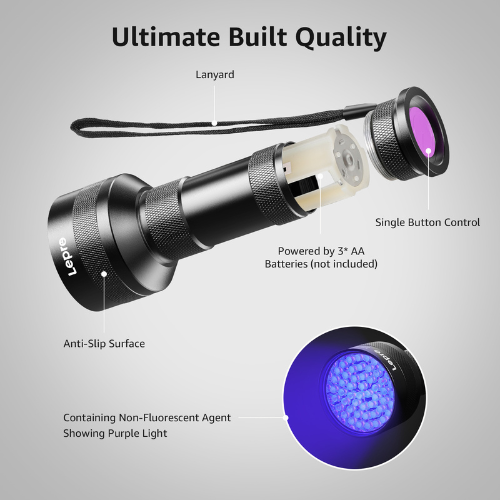 LINTERNA UV LED LEPRO 110018