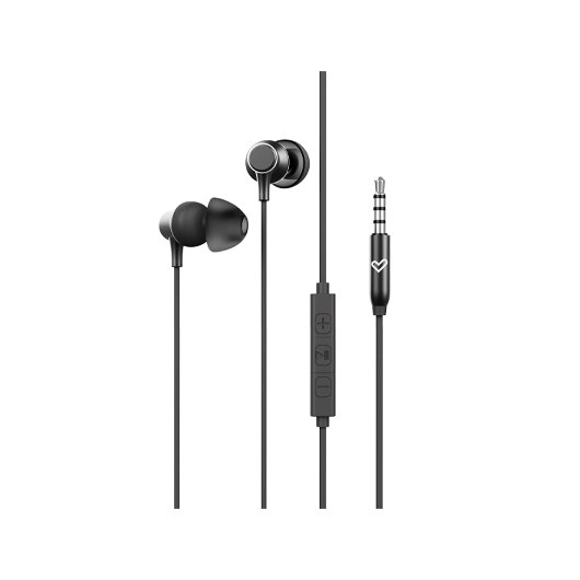 AURICULARES CABLE ENERGY SISTEM METALLIZED NEGRO
