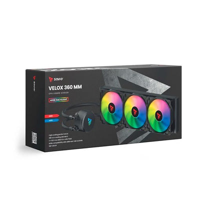 DISIPADOR REF LIQUIDA SAVIO VELOX 360MM ARGB
