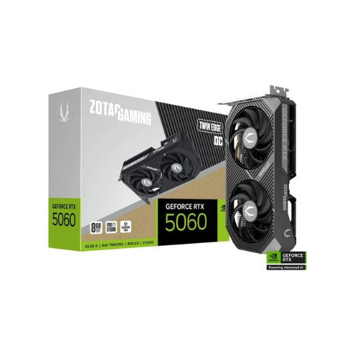 TARJETA GRAFICA ZOTAC GAMING RTX 5060 TWIN EDGE OC 8GB GDD