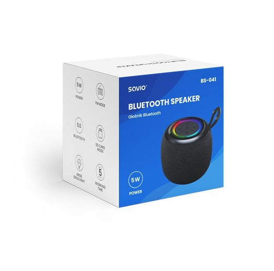 ALTAVOZ BLUETOOTH 50 5W NEGRO SAVIO BS 041
