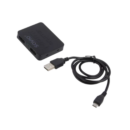 SPLITTER 1X2 HDMI 4K 3D SAVIO CL 93 NEGRO