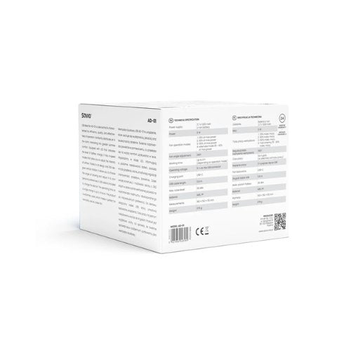 VENTILADOR ESCRITORIO USB SAVIO AD 01 WHITE