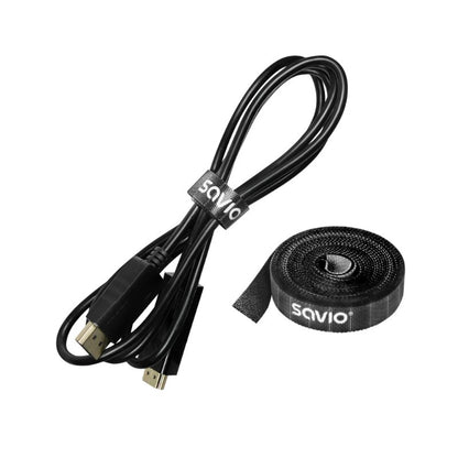 ORGANIZADOR CABLES SAVIO OC 07 CINTA VELCRO