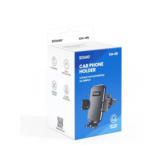SOPORTE COCHE SAVIO BLACK CH 05