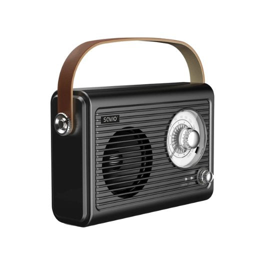 RADIO PORTATIL SAVIO RS 01 BLACK BROWN