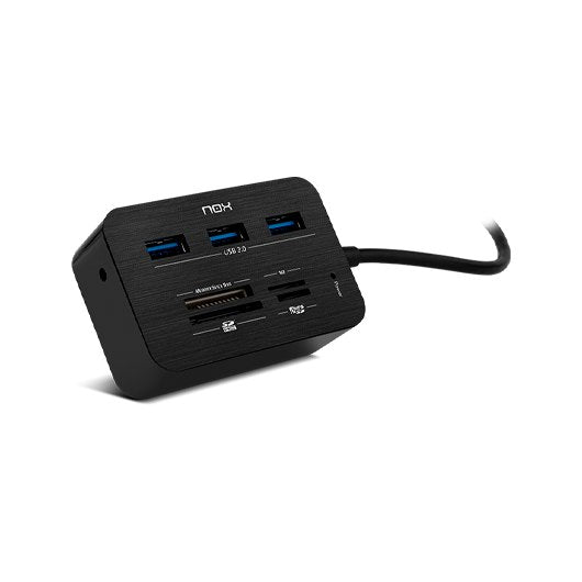LECTOR DE TARJETAS HUB USB 30 NOX READER ONE