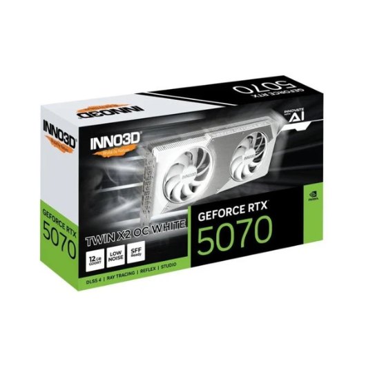 TARJETA GRAFICA INNO3D RTX 5070 TWIN X2 OC WHITE 12GB