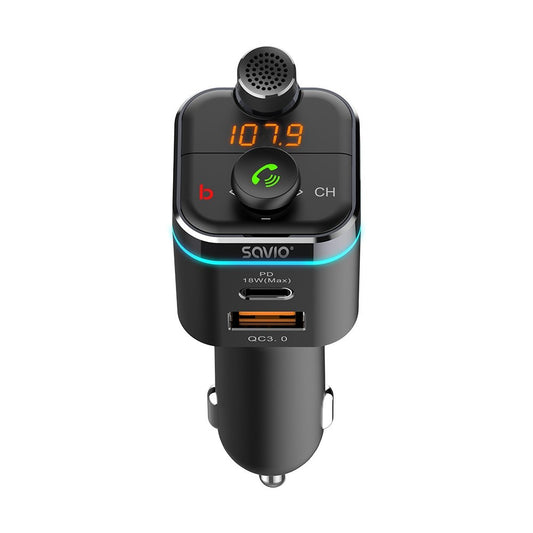 TRANSMISOR FM BLUETOOTH COCHE SAVIO TR 12
