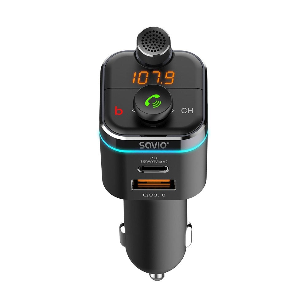 TRANSMISOR FM BLUETOOTH COCHE SAVIO TR 12
