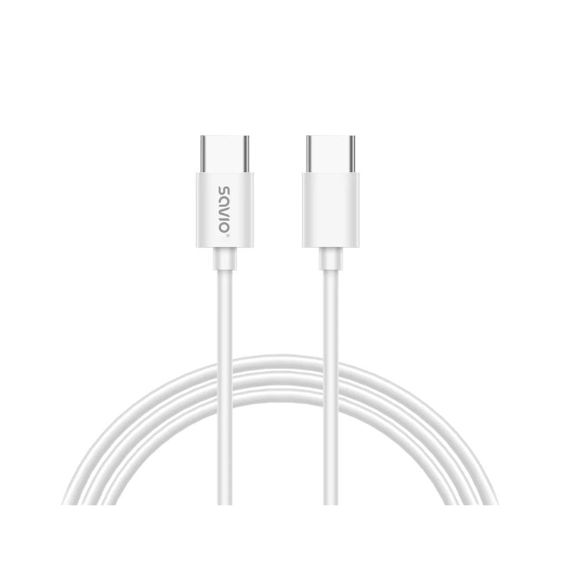 CARGADOR SAVIO LA 10 30W WHITE CON CABLE