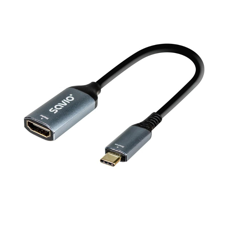 ADAPTADOR SAVIO AK 78 USB C HDMI H 60 HZ SILV