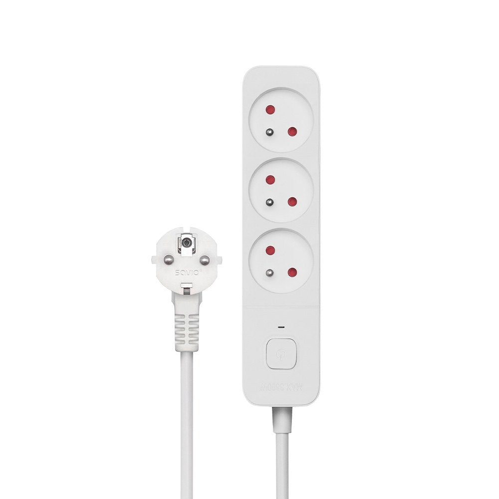 REGLETA DE 3 ENCHUFES 15M BLANCO SAVIO LZ 07