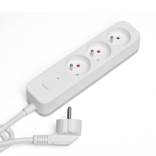 REGLETA DE 3 ENCHUFES 15M BLANCO SAVIO LZ 07