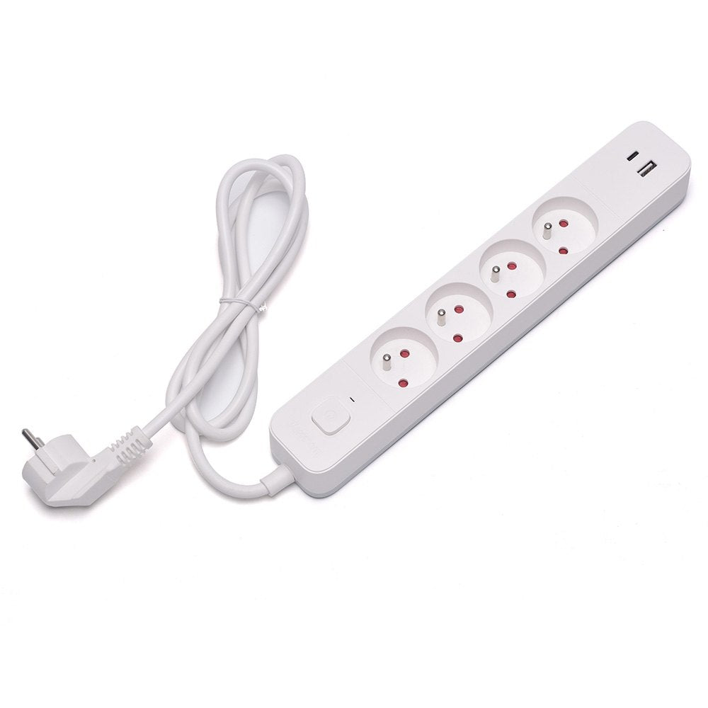REGLETA DE 4 ENCHUFES 2XUSB 15M SAVIO LZ 11