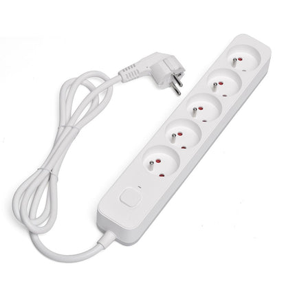 REGLETA DE 5 ENCHUFES 3M BLANCO SAVIO LZ 09