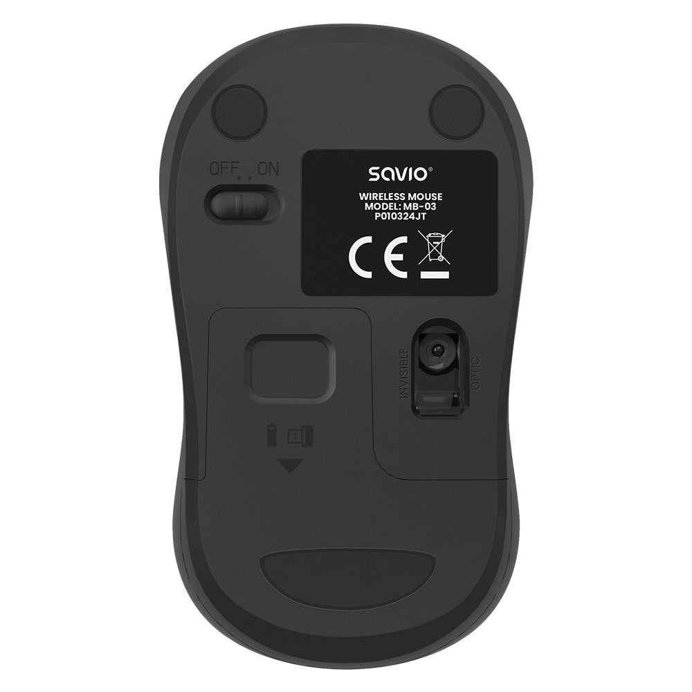 RATON OPTICO SAVIO MB 03 WIRELESS 1000 DPI