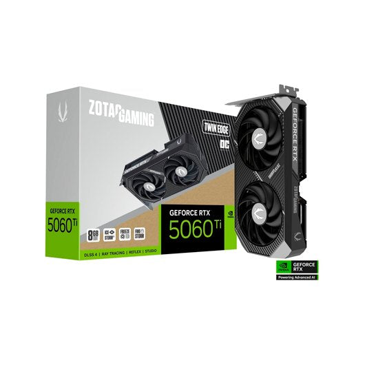 TARJETA GRAFICA ZOTAC RTX 5060TI TWIN EDGE OC 8GB