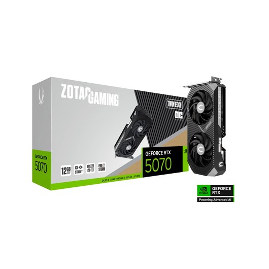 TARJETA GRAFICA ZOTAC RTX 5070 TWIN EDGE OC 12GB