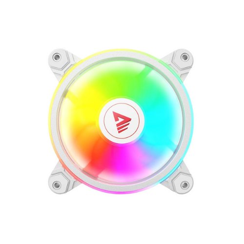 KIT 4 VENTILADORES PC SAVIO CON MANDO WHITE FAN 01