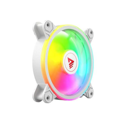 KIT 4 VENTILADORES PC SAVIO CON MANDO WHITE FAN 01