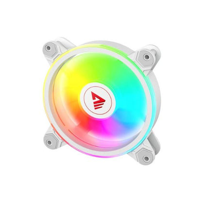 KIT 4 VENTILADORES PC SAVIO CON MANDO WHITE FAN 01