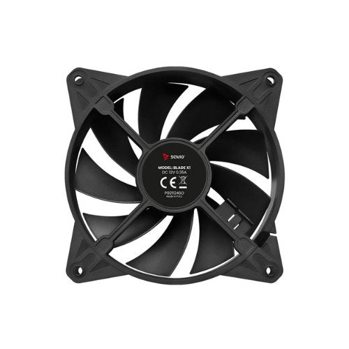 VENTILADOR 120X120 SAVIO BLADE X1 PACK 3