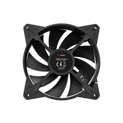 VENTILADOR 120X120 SAVIO BLADE X1 PACK 3