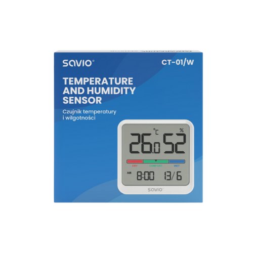 SENSOR TEMPERATURA Y HUMEDAD SAVIO CT 01 W