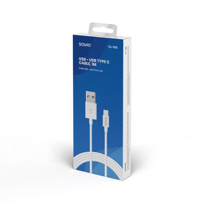 CABLE USB A A USB C CARGA RAPIDA 1M SAVIO CL 126