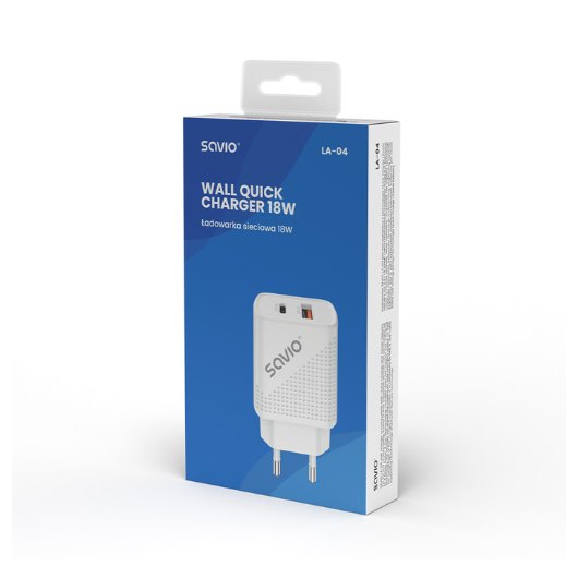 CARGADOR SAVIO LA 05 DUAL 18W USB 30